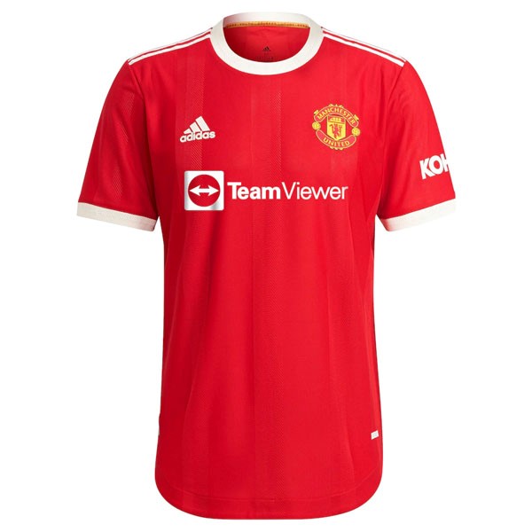 Camiseta Manchester United 1ª 2021/22 Rojo